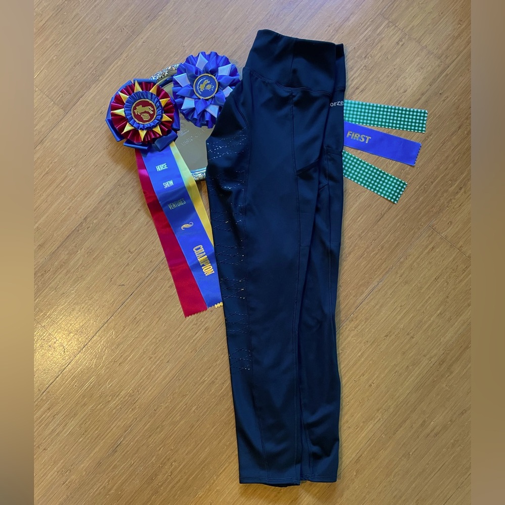 Horze Pull On Riding Tights - Full Seat Silicone